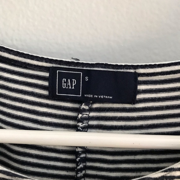 Navy striped cotton easy simple old navy dress - Picture 3 of 4